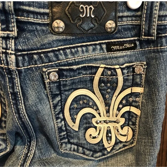 Miss me Jeans bootcut Medium wash 26x31 - Picture 5 of 8